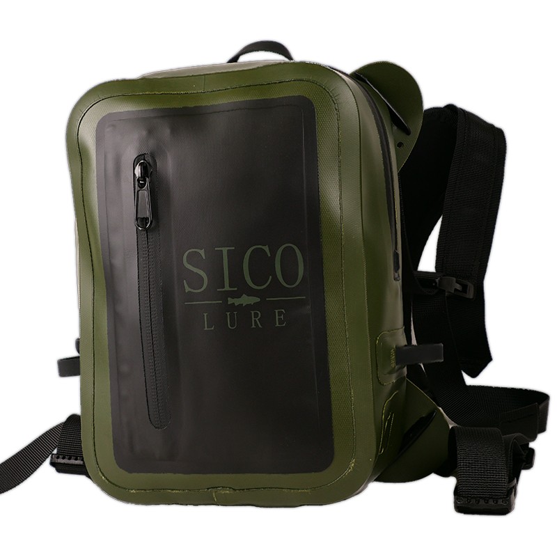 Chest pack kaki 100% étanche Sico Lure