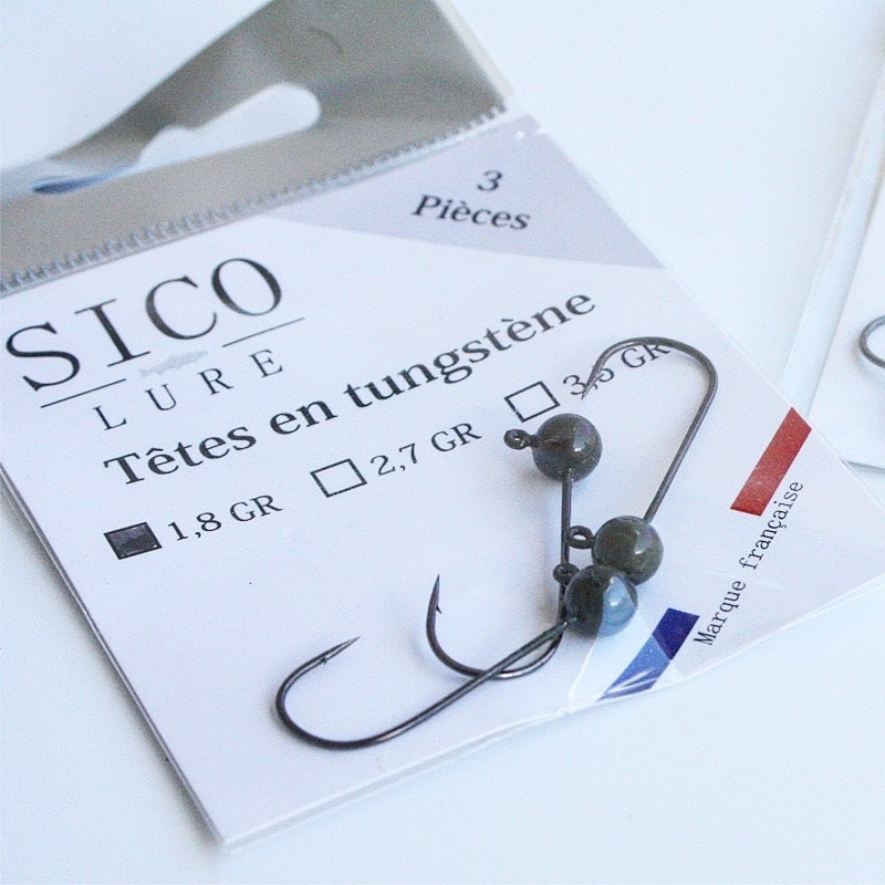 Tête en tungstène pour la pêche