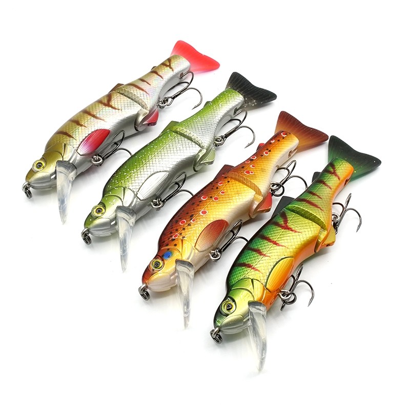 3pcs/boîte Leurres De Pêche Pour Le Bar Et La Truite, Swimbaits