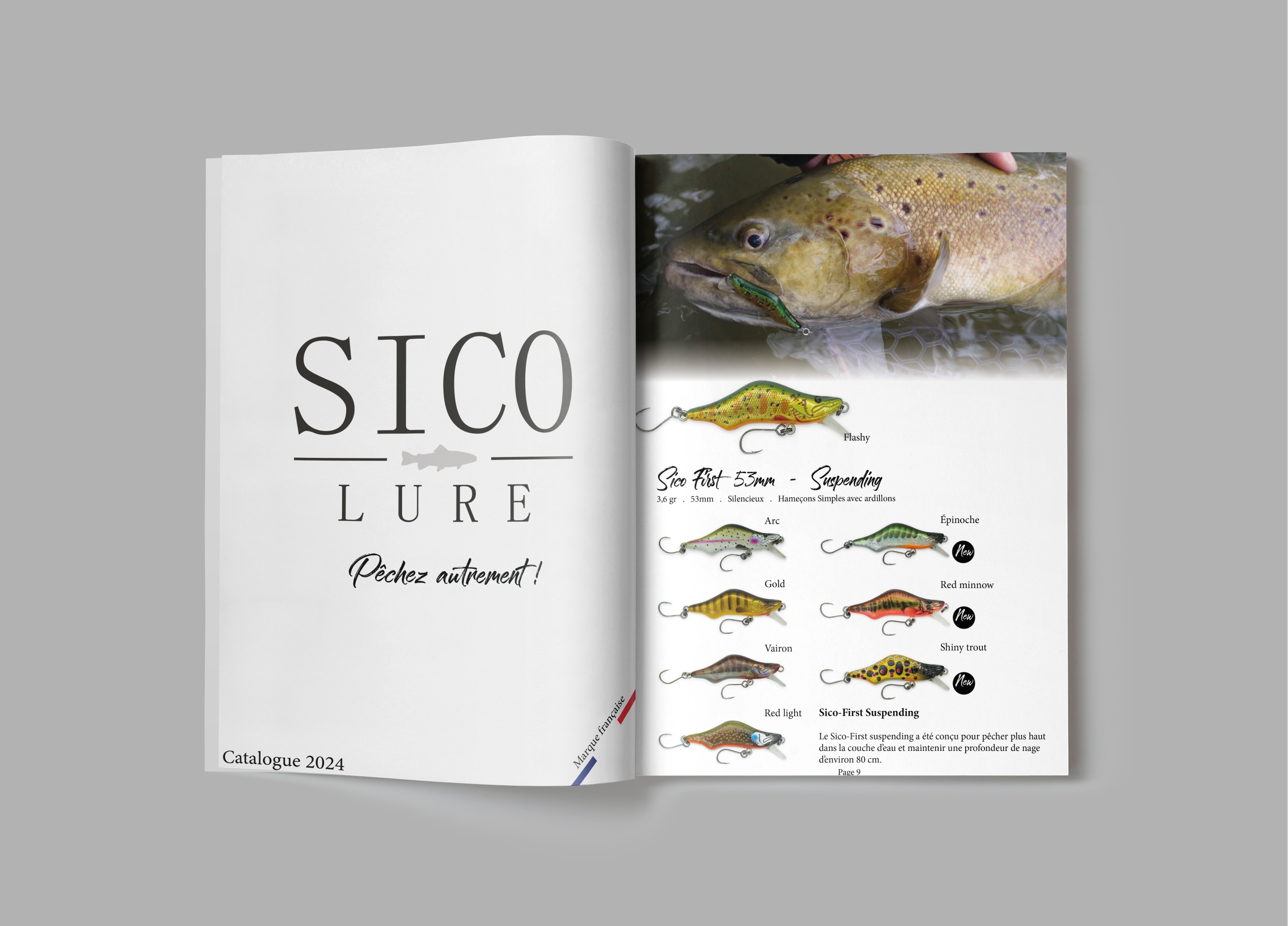 Catalogue pêche 2024 Sico Lure : Découvrez nos nouveautés pour 2024 !