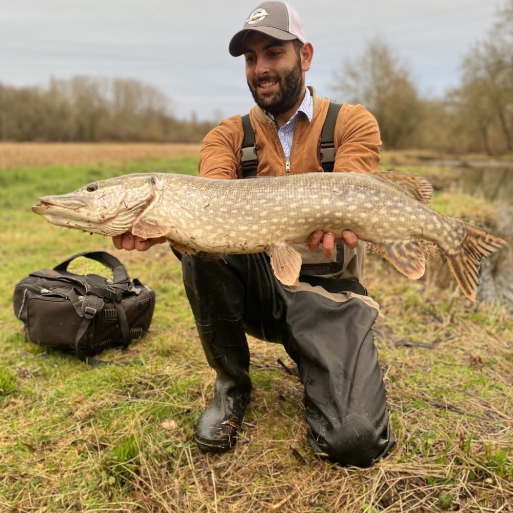 Leurre souple brochet, Pêche